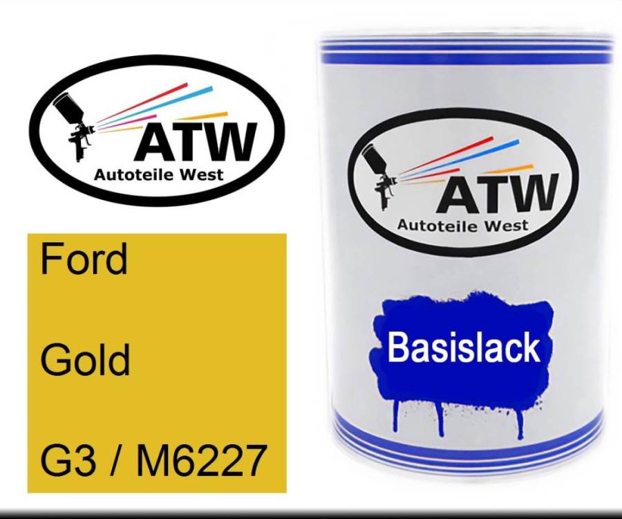 Ford, Gold, G3 / M6227: 500ml Lackdose, von ATW Autoteile West.